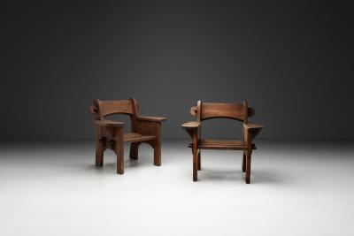 David Rosen Pair of Berga Armchairs by David Ros n for Nordiska Kompaniet Sweden 1940s