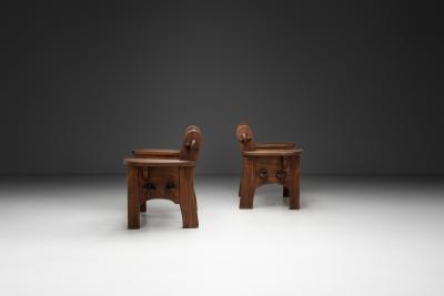 David Rosen Pair of Berga Armchairs by David Ros n for Nordiska Kompaniet Sweden 1940s