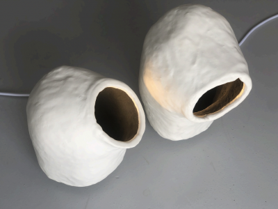 David Somlo Fish Mouth Lamps by David Somlo