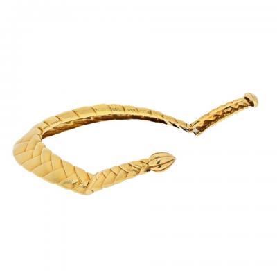 David Webb DAVID WEBB 18K YELLOW GOLD BRAIDED COLLAR NECKLACE