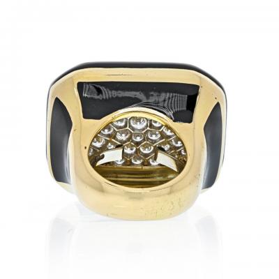 David Webb DAVID WEBB DIAMOND CLUSTER LARGE IMPRESSIVE STATETEMENT RING