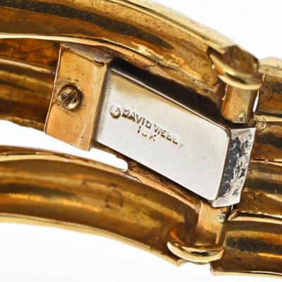 David Webb DAVID WEBB PLATINUM 18K YELLOW GOLD BRACELET