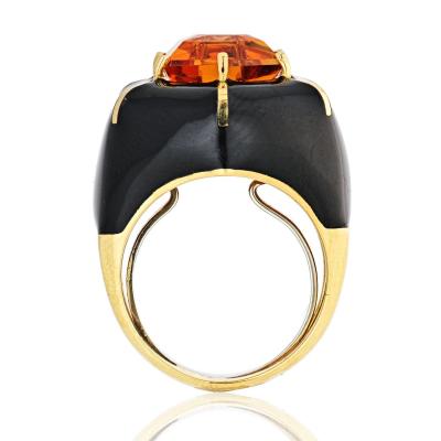 David Webb David Webb 18K Gold Hexagon Ring