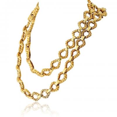 David Webb David Webb 18K Yellow Gold 36 Inches Necklace