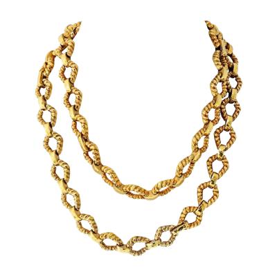 David Webb David Webb 18K Yellow Gold 36 Inches Necklace