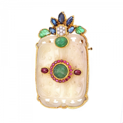 David Webb David Webb 18K Yellow Gold Convertable Chain Necklace