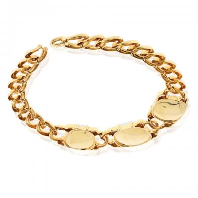 David Webb David Webb 18K Yellow Gold Crystal Pool Rock Crystal Necklace