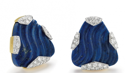 David Webb David Webb 1970s Diamond Earrings