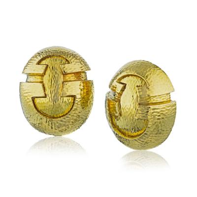 David Webb David Webb Dome Geometric Earrings