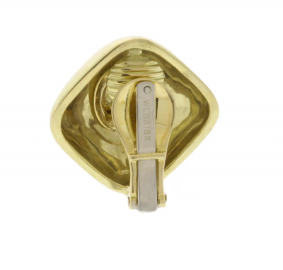 David Webb David Webb Fancy Colored Diamond Earrings