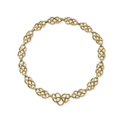 David Webb David Webb Hammered Pendant Necklace