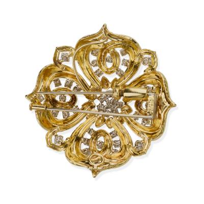 David Webb David Webb Hammered Pendant Necklace