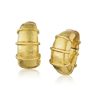 David Webb David Webb Large Shrimp Earrings