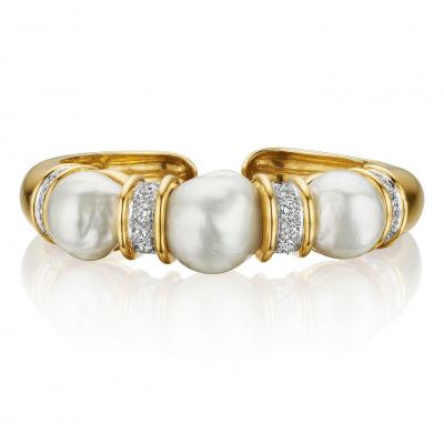 David Webb David Webb South Sea Pearl Bracelet