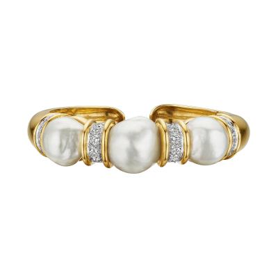 David Webb David Webb South Sea Pearl Bracelet