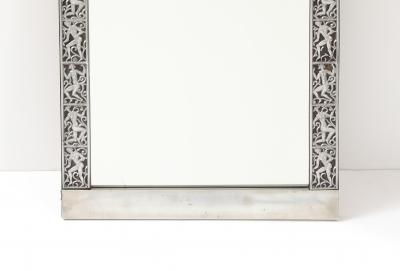 David Wretling A Swedish Pewter Mirror by David Wretling Circa 1920s