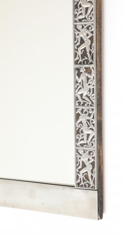 David Wretling A Swedish Pewter Mirror by David Wretling Circa 1920s