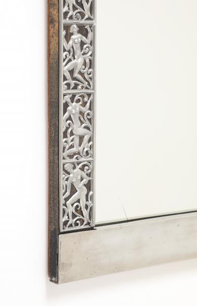 David Wretling A Swedish Pewter Mirror by David Wretling Circa 1920s