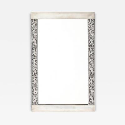 David Wretling A Swedish Pewter Mirror by David Wretling Circa 1920s