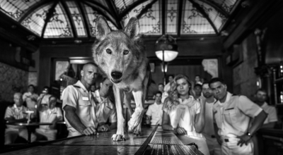 David Yarrow Top Gun Staged Wolves Series 2023