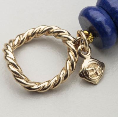David Yurman David Yurman 18kt Lapis Lazuli Turquoise Necklace