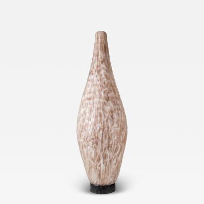 Davide Dona Davide Dona Murano Battuto Tall Murrina vase