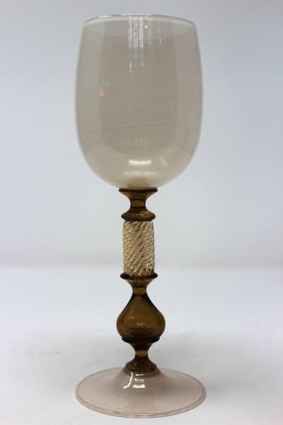 Davide Fuin Latticino Stemware by Fuin