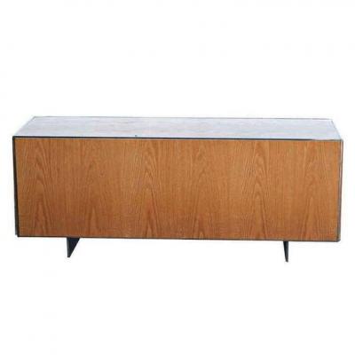 Davis Allen 5ft Davis Allen Oak Stainless Credenza
