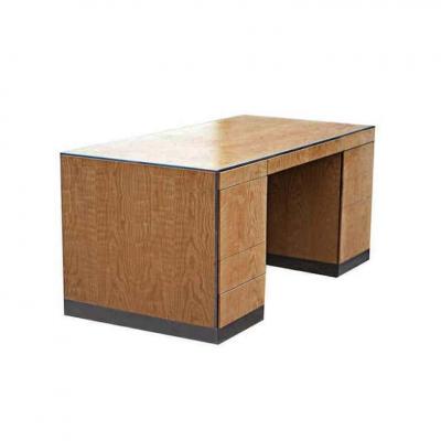 Davis Allen 5ft Davis Allen Oak Stainless Credenza