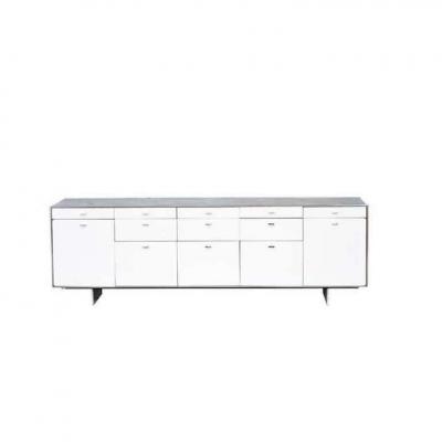 Davis Allen 5ft Davis Allen Oak Stainless Credenza