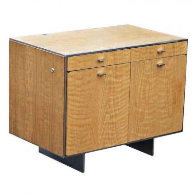 Davis Allen 5ft Davis Allen Oak Stainless Credenza
