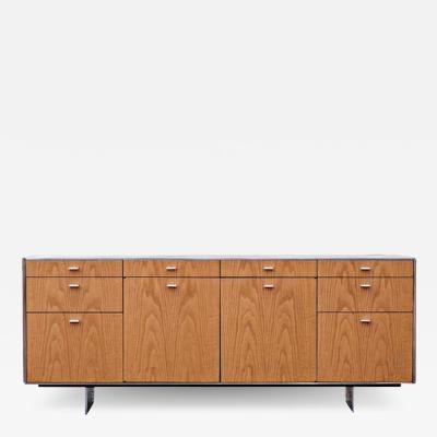 Davis Allen 5ft Davis Allen Oak Stainless Credenza