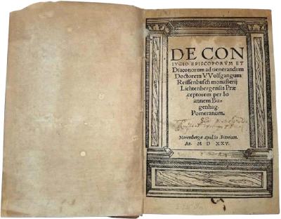 De Conjugio Episcoporum et Diaconorum by Bugenhagen 1525