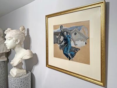 Dean Cornwell Love Story Chinese Couple Pearl S Buck Tiger Tiger Illustration