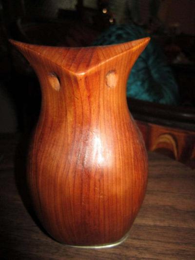 Deborah Bump Whimsical Pair of Walnut Signed Deborah Bump Owl Bookends Mid Century Modern