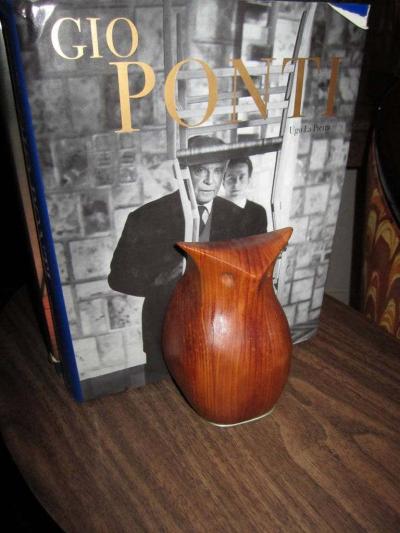 Deborah Bump Whimsical Pair of Walnut Signed Deborah Bump Owl Bookends Mid Century Modern