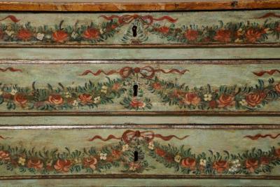 Decorated Venetian Neoclassical Commode