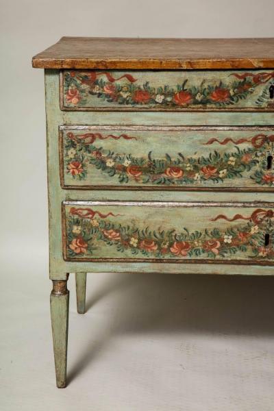 Decorated Venetian Neoclassical Commode