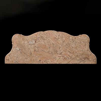 Decorative 19th Century Silver Gilt Italian Console Table with Shaped Marble Top