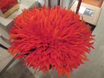 Decorative African Feather Headdress JuJu Hat