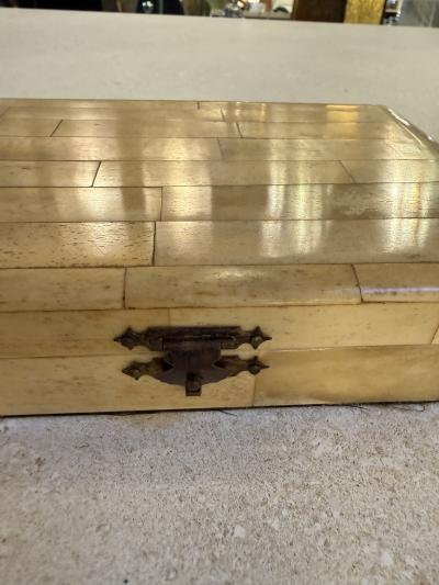 Decorative Box with Black Velvet Interior 1970s