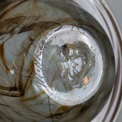 Decorative Glass Bowl in Smoky Colours Mikko Merikallio Studio Merikallio 1981