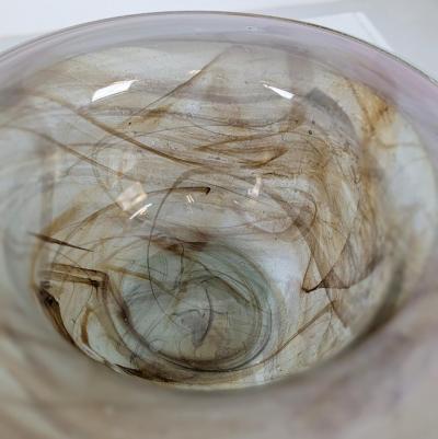 Decorative Glass Bowl in Smoky Colours Mikko Merikallio Studio Merikallio 1981