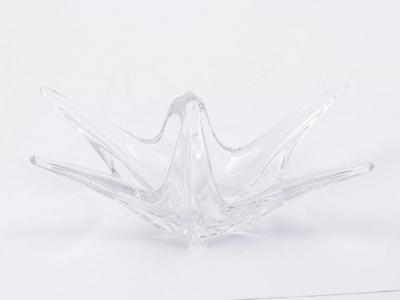 Decorative Glass Dish with Handle circa 1900