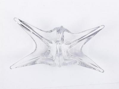 Decorative Glass Dish with Handle circa 1900