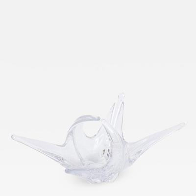 Decorative Glass Dish with Handle circa 1900