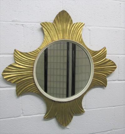 Decorative Gold Leaf Mirror