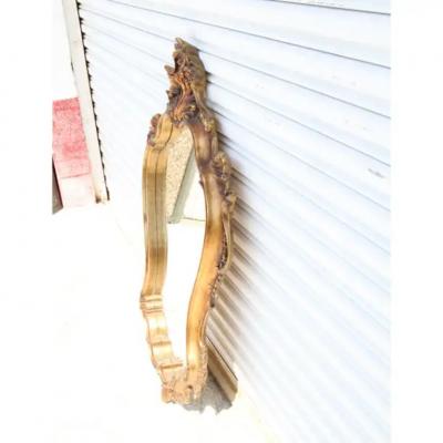 Decorative Gold Leaf Wood Mirror