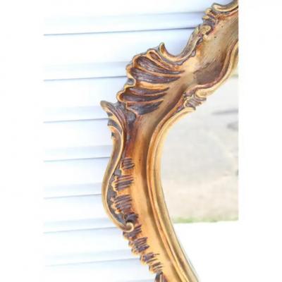 Decorative Gold Leaf Wood Mirror