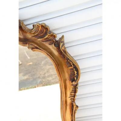 Decorative Gold Leaf Wood Mirror